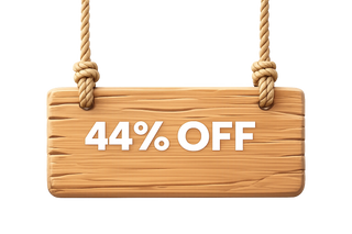 -44 %