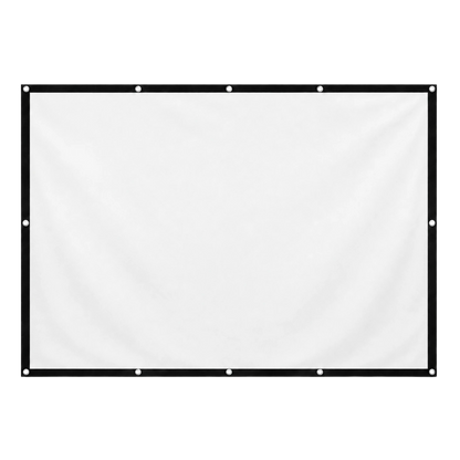 Portable 16:9 projection screen for home theater projectors