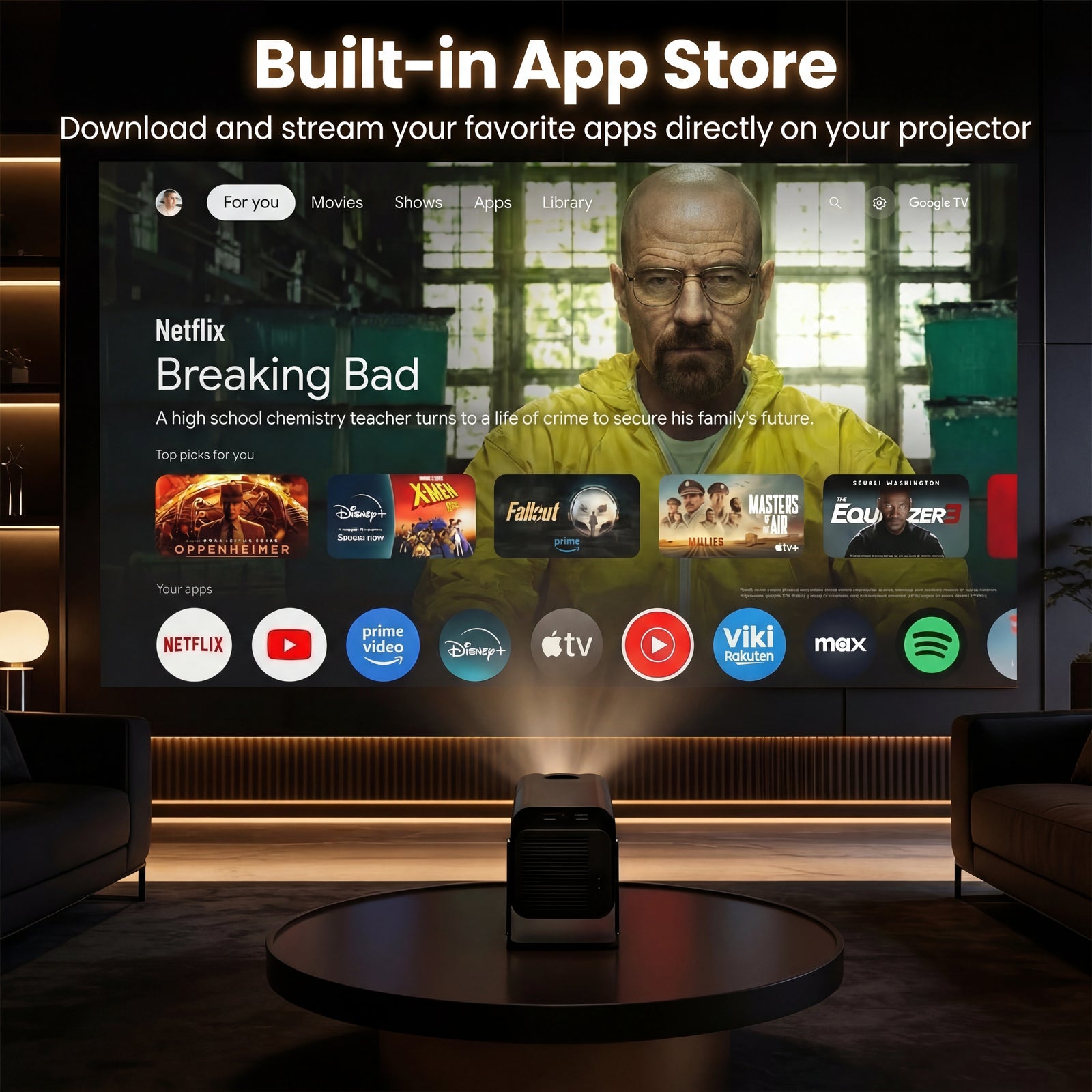 Tout le streaming — dès la sortie de la boîte