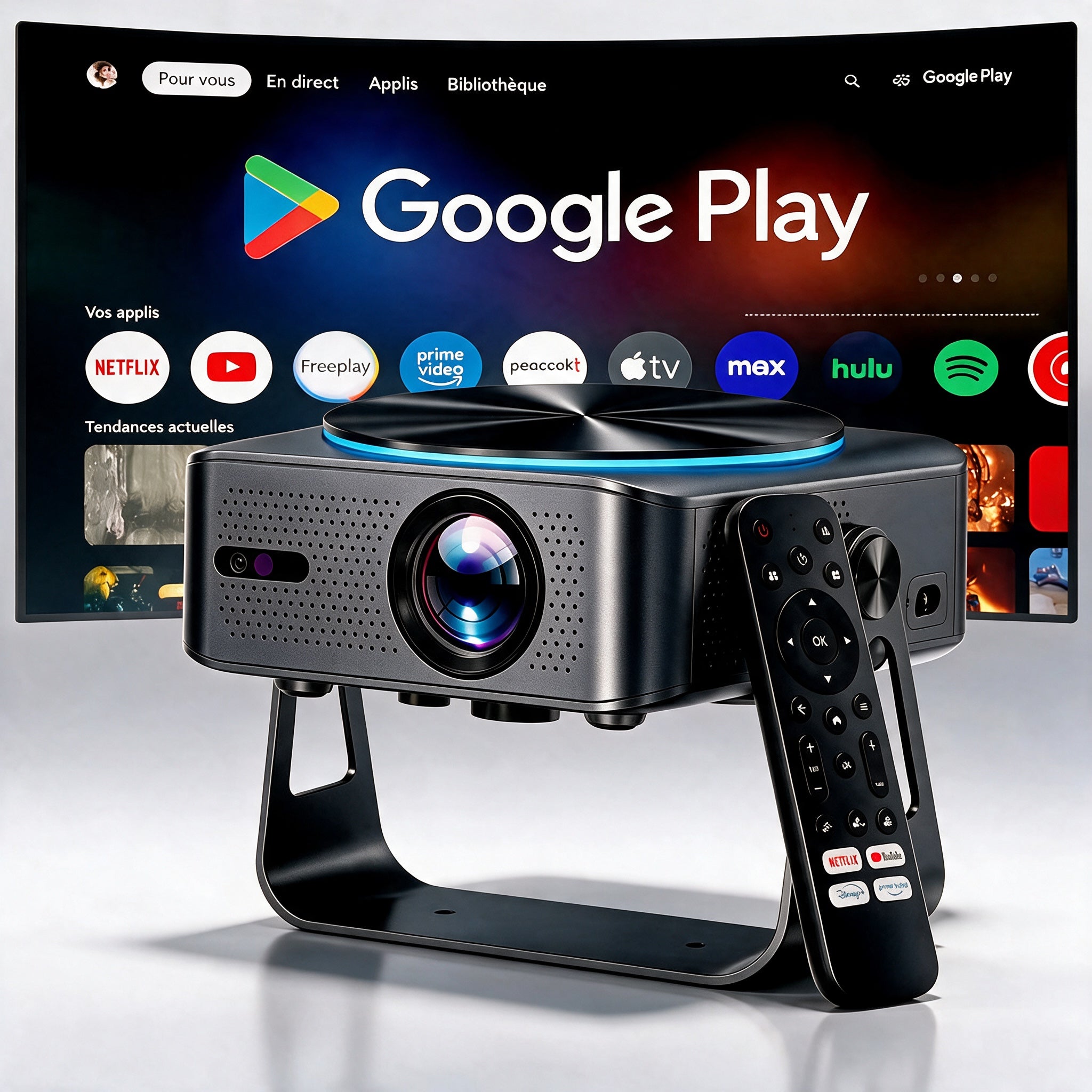 Zoomly Pro Elite native 4K smart projector – product photo 8