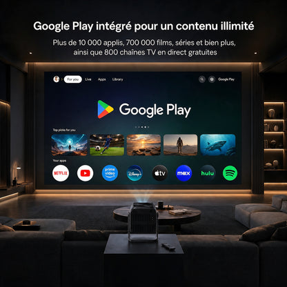 Zoomly Pro Max Full HD 1080p smart projector – product photo 3
